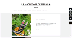 Desktop Screenshot of lamacedoniademariola.com